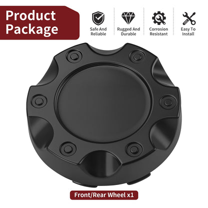 Set of 4 Black Rim Hub Caps for Polaris RZR XP 1000 (2017–2022)