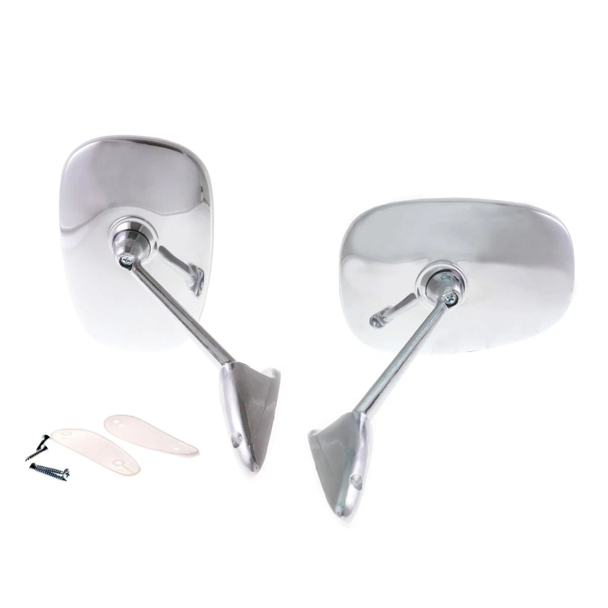 Set of 2 Chrome Fender Mirrors for Renault Frégate Floride (1951–1960)