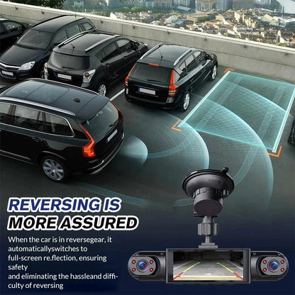 360�� 4 Channel 1080P HD Dash Cam with 64GB Card for Car (No Year Specified)