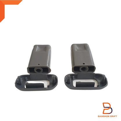 Grey Door Lock Control Knob & Holder Trim for Toyota Hilux 4Runner (1984-1997)