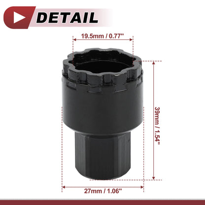 Wheel Lock Lug Nut Type C Anti-theft Key Socket for Mercedes Benz GLE450 GLS350 (2016–2021)