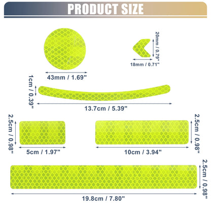 42pcs Reflective Safety Warning Tape for Motorcycle (Multi-purpose)