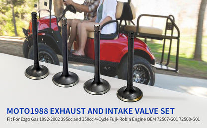 Intake & Exhaust Valve for EZGO Gas Golf Cart (1992–2002)