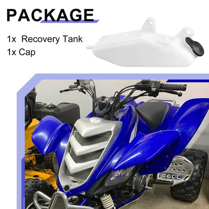 Overflow Coolant Recovery Tank & Cap for Yamaha Raptor 660R (2001–2005)