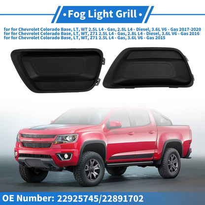 Fog Light Grill Set of 2 No.22925745 for Chevrolet Colorado (2017–2020)