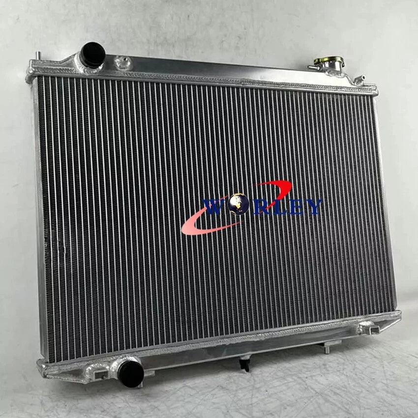Aluminum Radiator with Fans for Nissan Navara D22 (1998–2004)