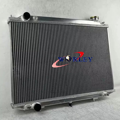 Aluminum Radiator with Fans for Nissan Navara D22 (1998–2004)