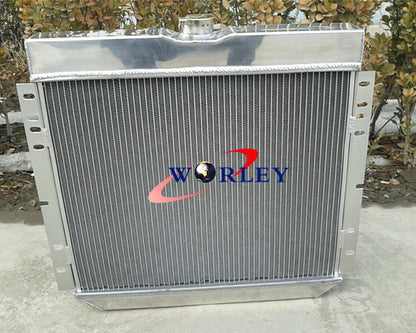 Aluminum Radiator with Fan for Ford Fairlane, Mustang (1963–1969)