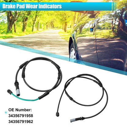 Front Rear Brake Pad Wear Sensors for BMW 535i 528i 550i 535d