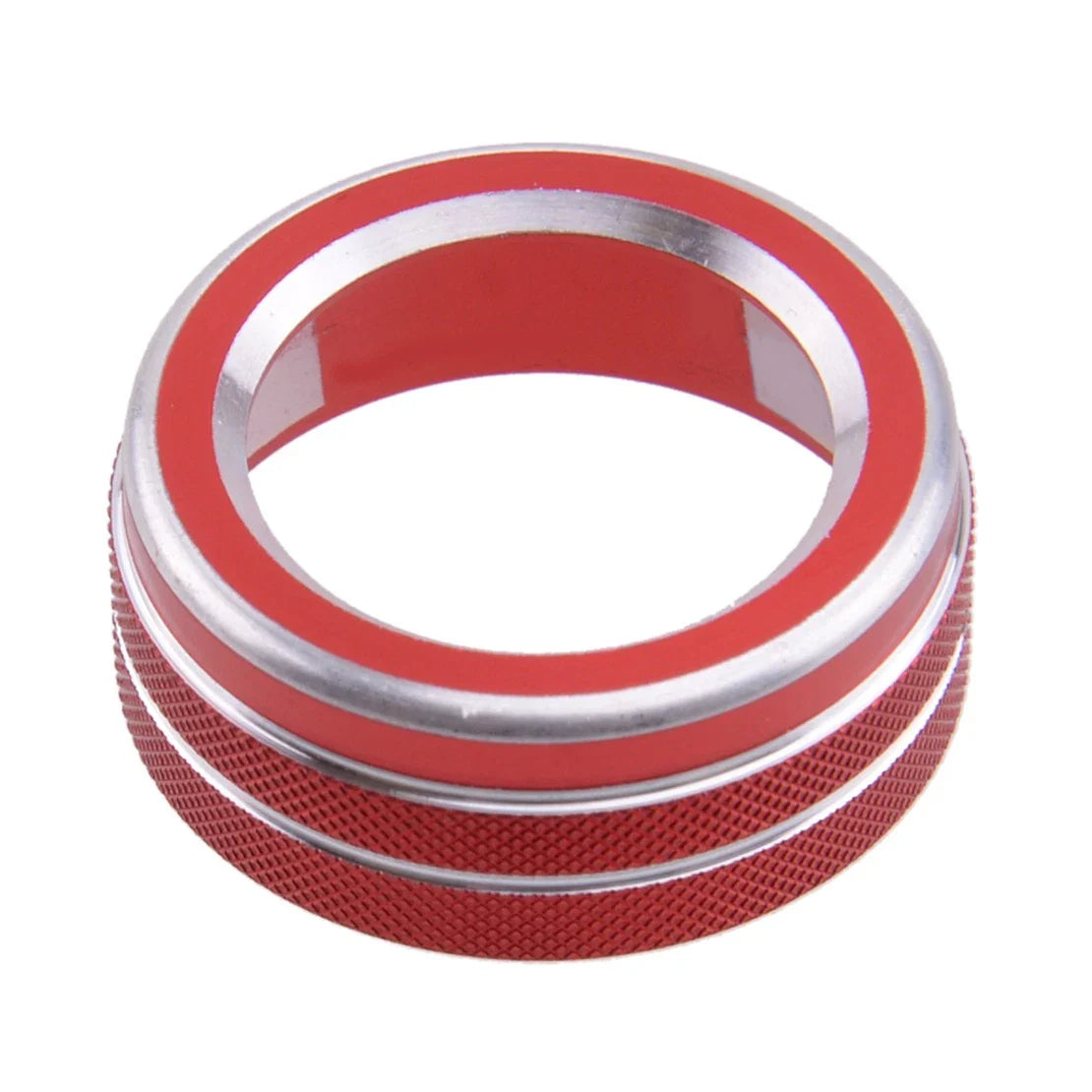 2 x Red CD Audio Switch Knob Rings for Nissan Teana Altima (2019-2020)