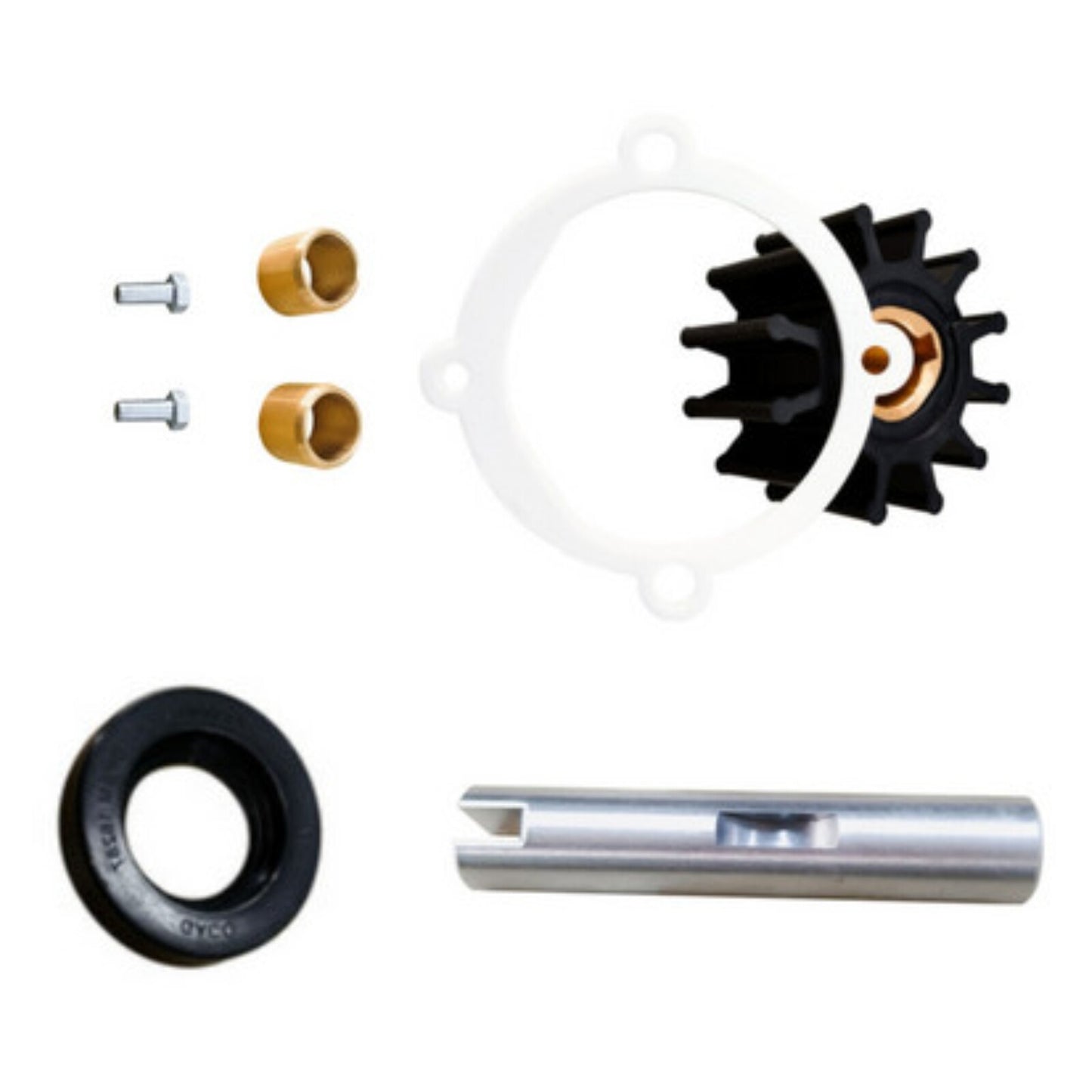 Water Pump Repair Kit for Volvo Penta AQ120 AQ125 AQ131 AQ145 AQ151 (–)