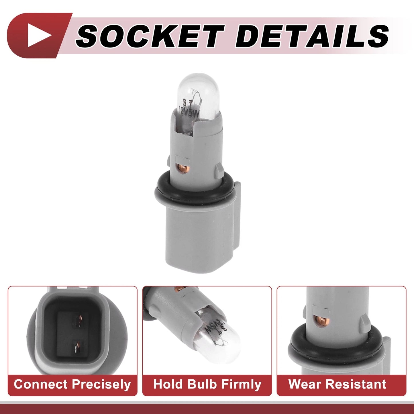 Side Marker Light Socket Wiring for Dodge Caliber (2007–2012) No. 55156754AA