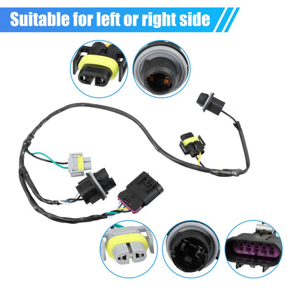 Front Headlight Wiring Harness Socket 15930264 for Chevrolet Malibu (2008–2012)