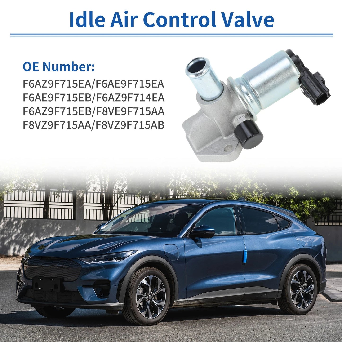 Idle Air Control Valve with Gasket for Ford Mustang (1996–2001) No.F6AZ9F715EA