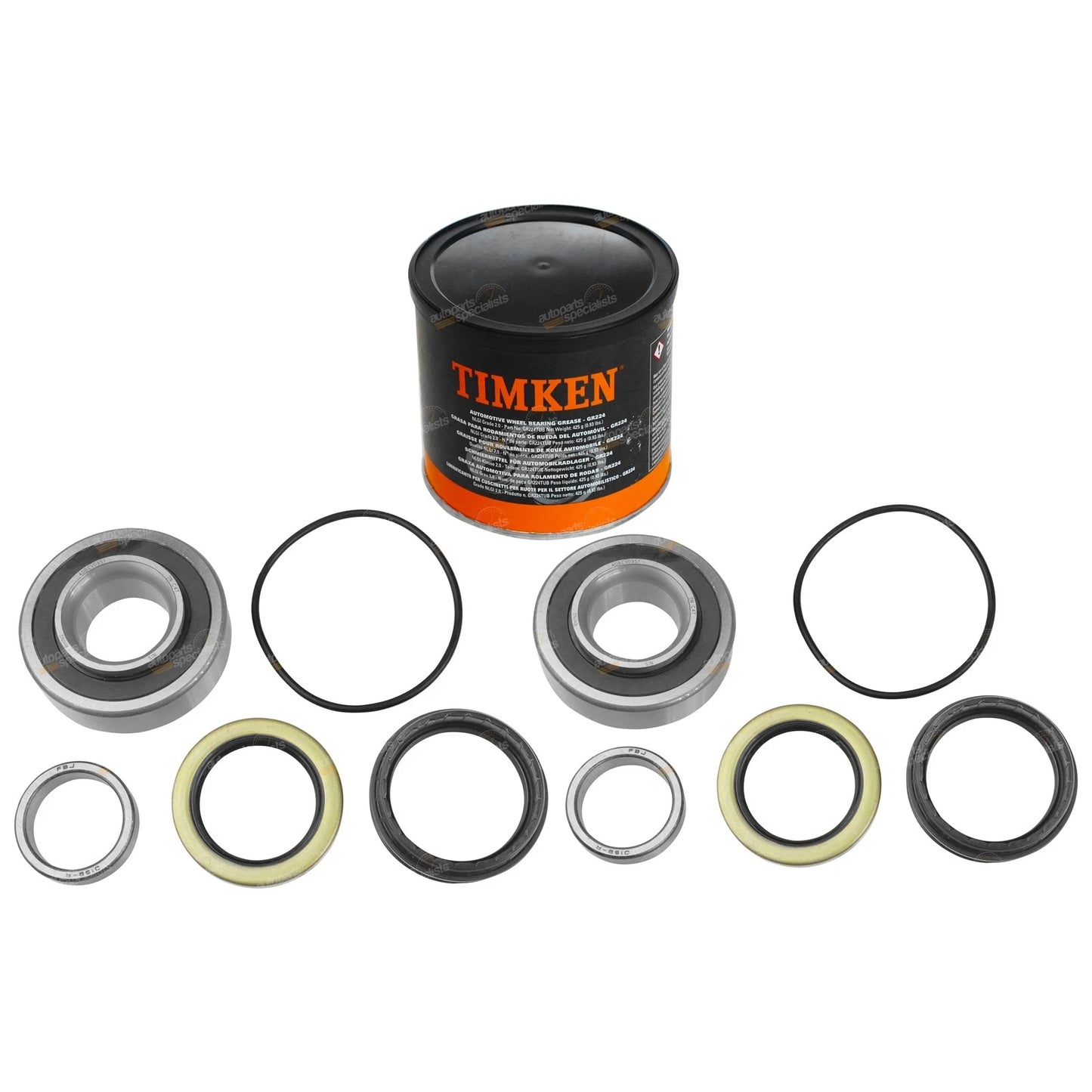 2 Rear Wheel Bearing Kits for Toyota Hilux 4x4 (1998–2005)