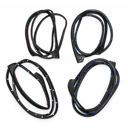 Set of 4 Door Weatherstrips for Toyota Hilux (2005–2015)