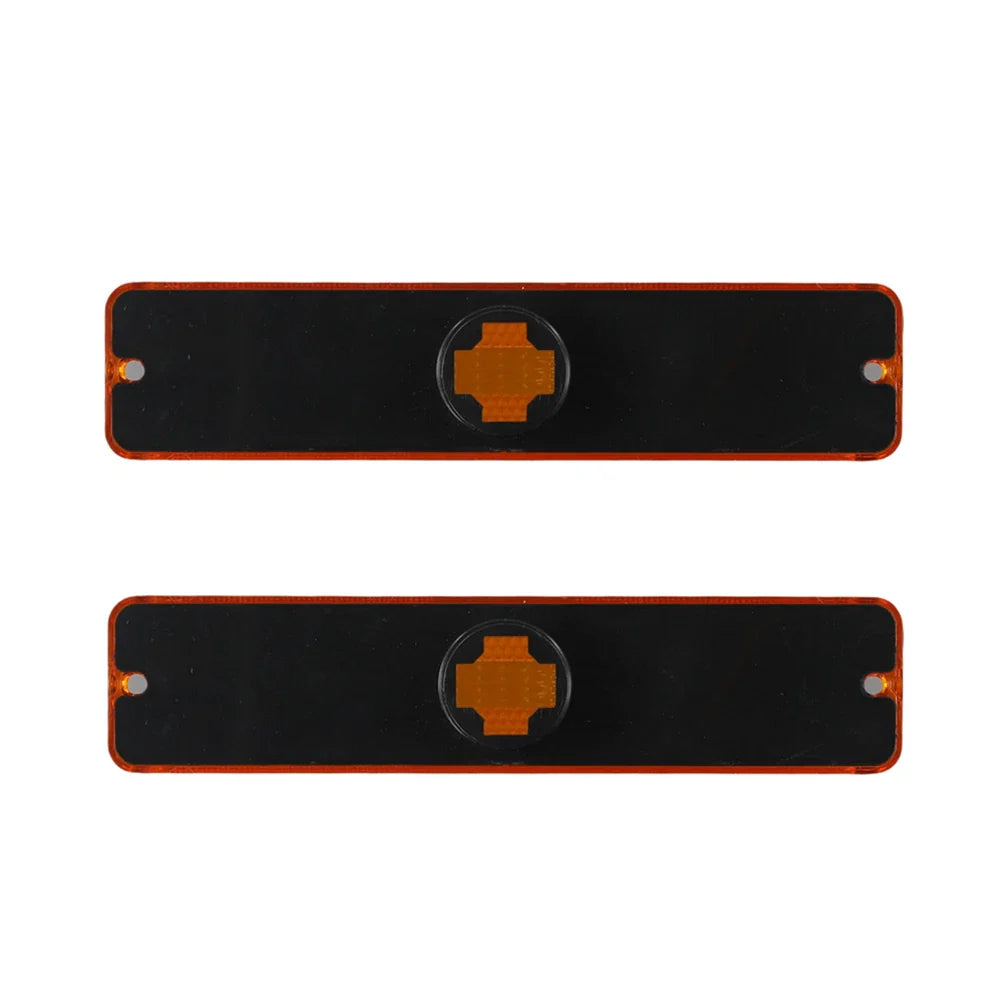 Front Bumper Side Marker Lights for 87-95 Jeep Wrangler YJ (1987-1995)