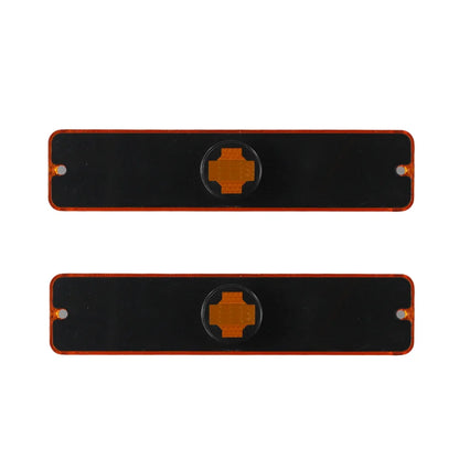 Front Bumper Side Marker Lights for 87-95 Jeep Wrangler YJ (1987-1995)
