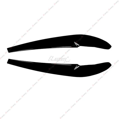 Pair Gloss Black Headlight Eye Lids Covers for BMW X3 (2011–2013)