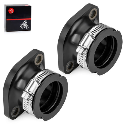 Set of 2 Carburetor Intake Manifold Boots for Polaris Wide Trak (1990–2008)