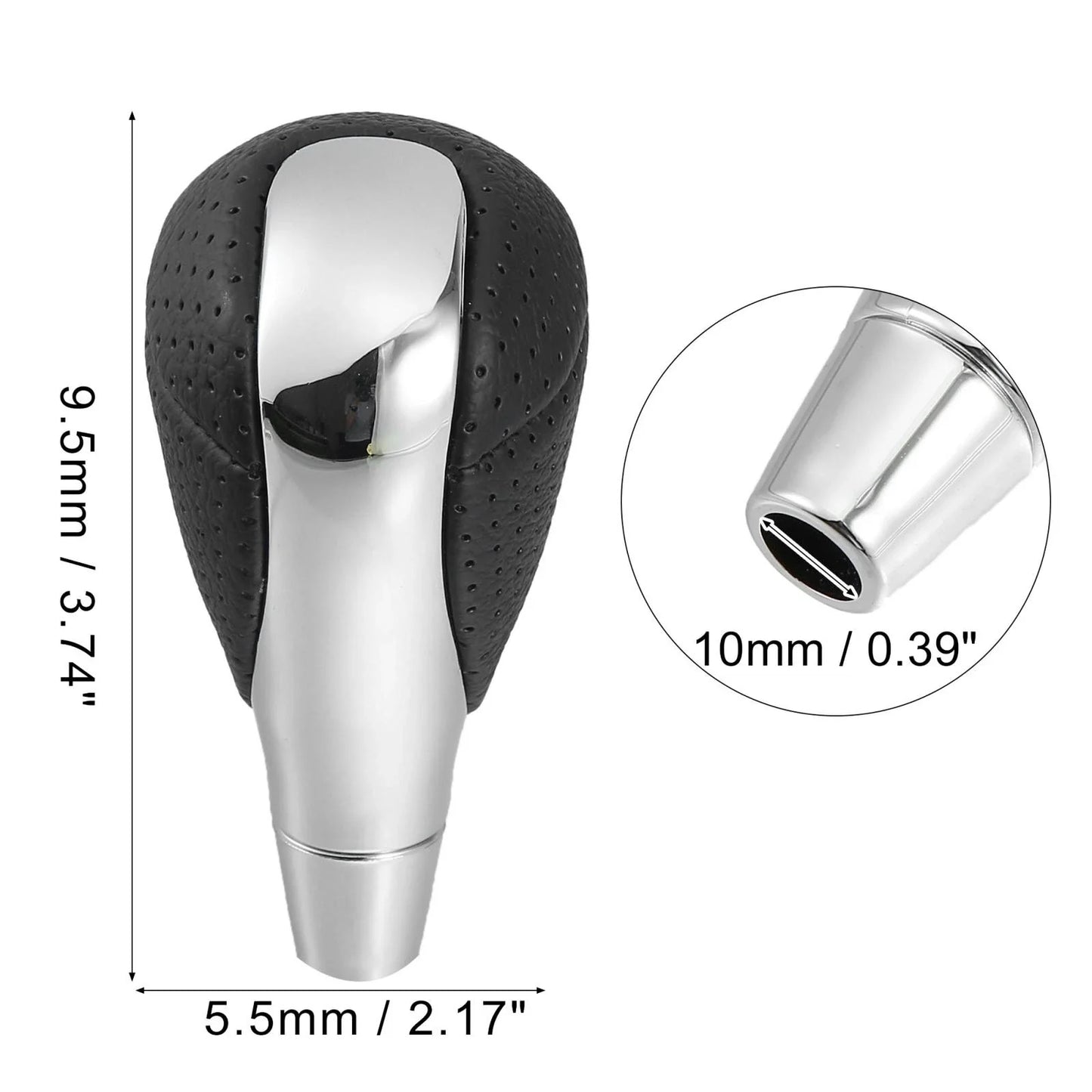 Automatic Gear Stick Shift Knob for Lexus IS F (2008-2014) Silver Tone