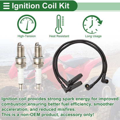 Set of 2 Ignition Coils for Polaris RZR 4 800 EFI (2010) No. 3021671/4011365/4012439