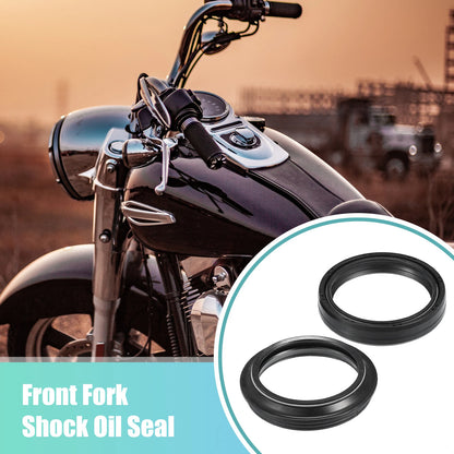 49mm x 60mm Front Fork Shock Oil Dust Seal Set for Kawasaki KLX400 (2003–2004)