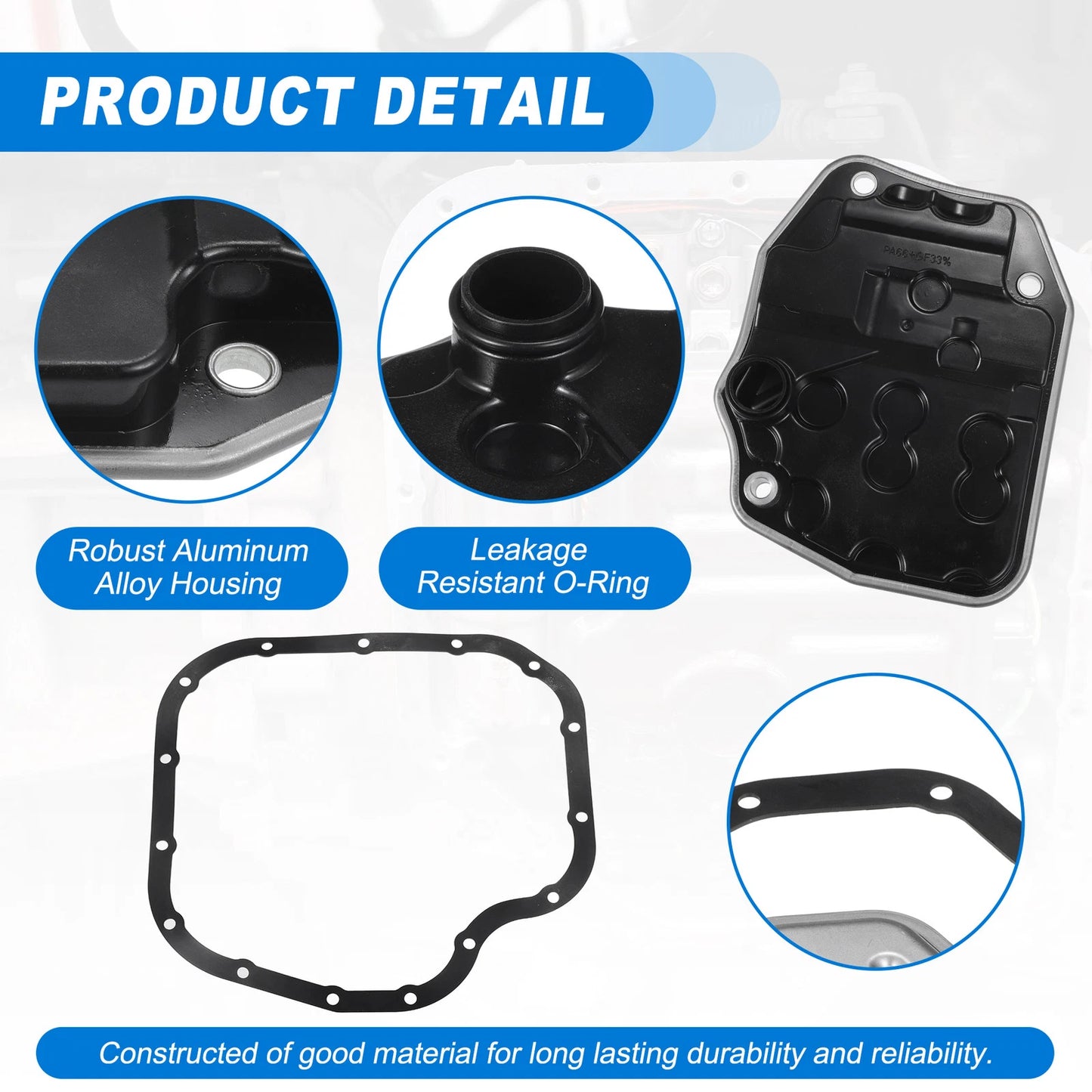 Transmission Filter Oil Pan Gasket Kit for Toyota Yaris (No. 3516852040)