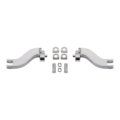 Chrome Passenger Footpeg Mount Bracket for Harley Road Glide King (1993-2025)