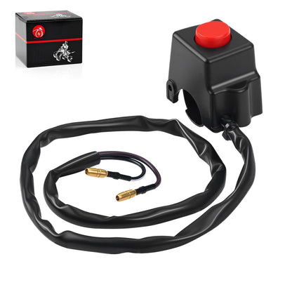 Left Kill Switch Assembly for Suzuki QuadRunner 50 (1984–2005)