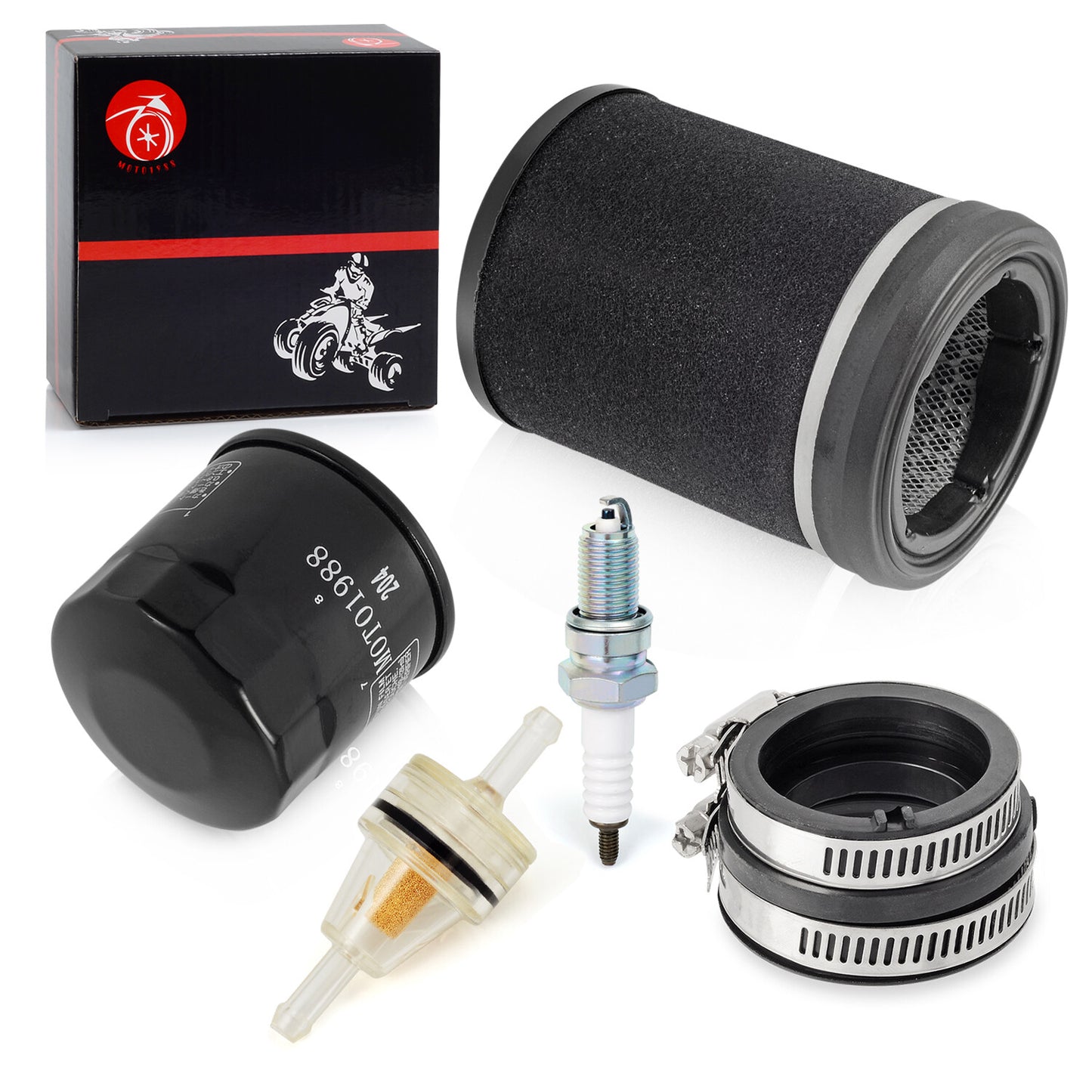 Set of 4 Filters for Kawasaki KVF360 Prairie 360 (2003–2013)