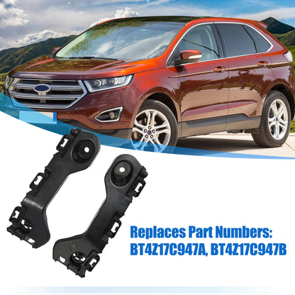 Set of 2 Front Bumper Mounting Support Brackets BT4Z17C947A for Ford Edge (2011–2014)