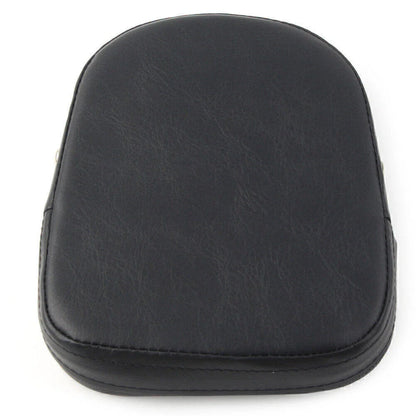 Black Backrest Sissy Bar Cushion Pad for Harley & Suzuki Motorcycles