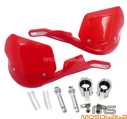 1-1/8" Red Handlebar Handguards for Honda Dirt Bike