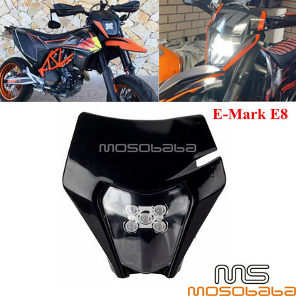 LED Headlight Assembly for KTM EXC 300 TPI, EXC-F 350 EU (2014-2021)