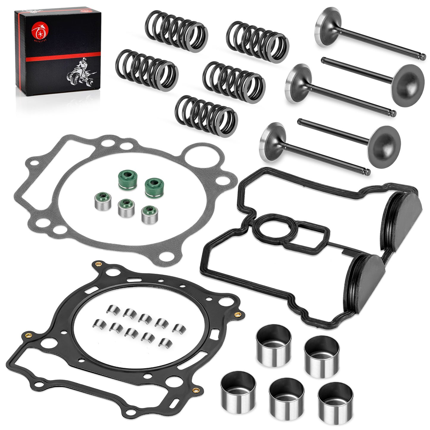 Intake Exhaust Valve Set with Seals for Yamaha YFZ450 (2004–2009)