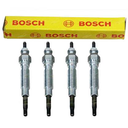 Set of 4 Glow Plugs for Ford Econovan Maxi (1984–1997) Diesel 2.2L