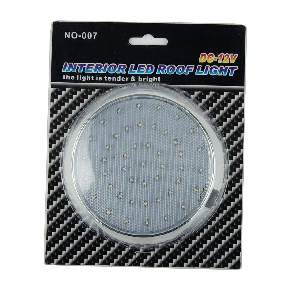Caravan Roof Light LED, Plastic White Ceiling, Roof Lamp for Caravan