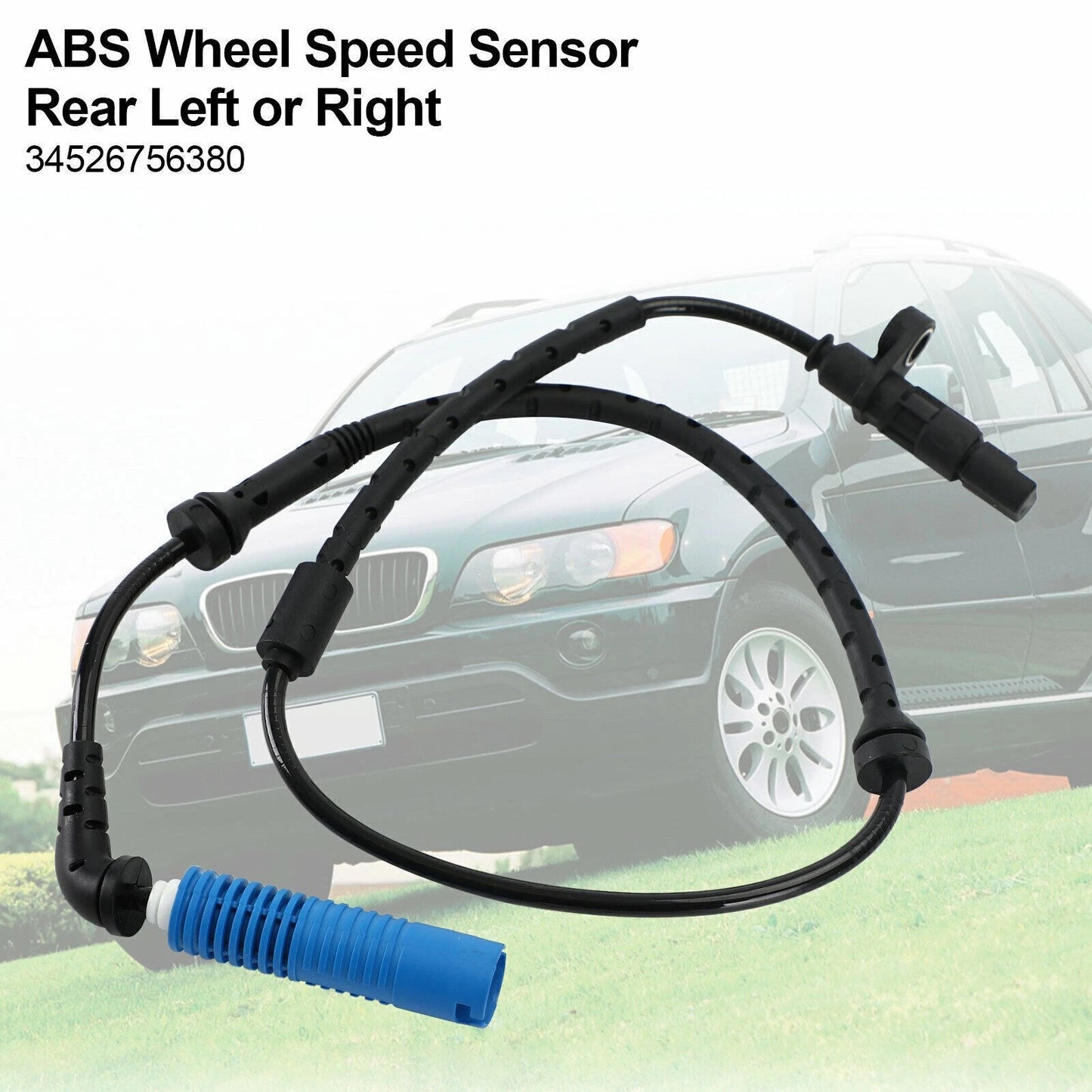 ABS Wheel Speed Sensor Set of 2 for BMW E53 X5 (2000–2006) 34526756380 A10