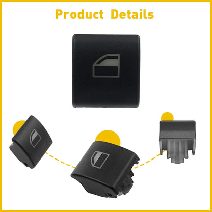 4PCS Window Switch Button Cap for BMW E46 (1998–2006)