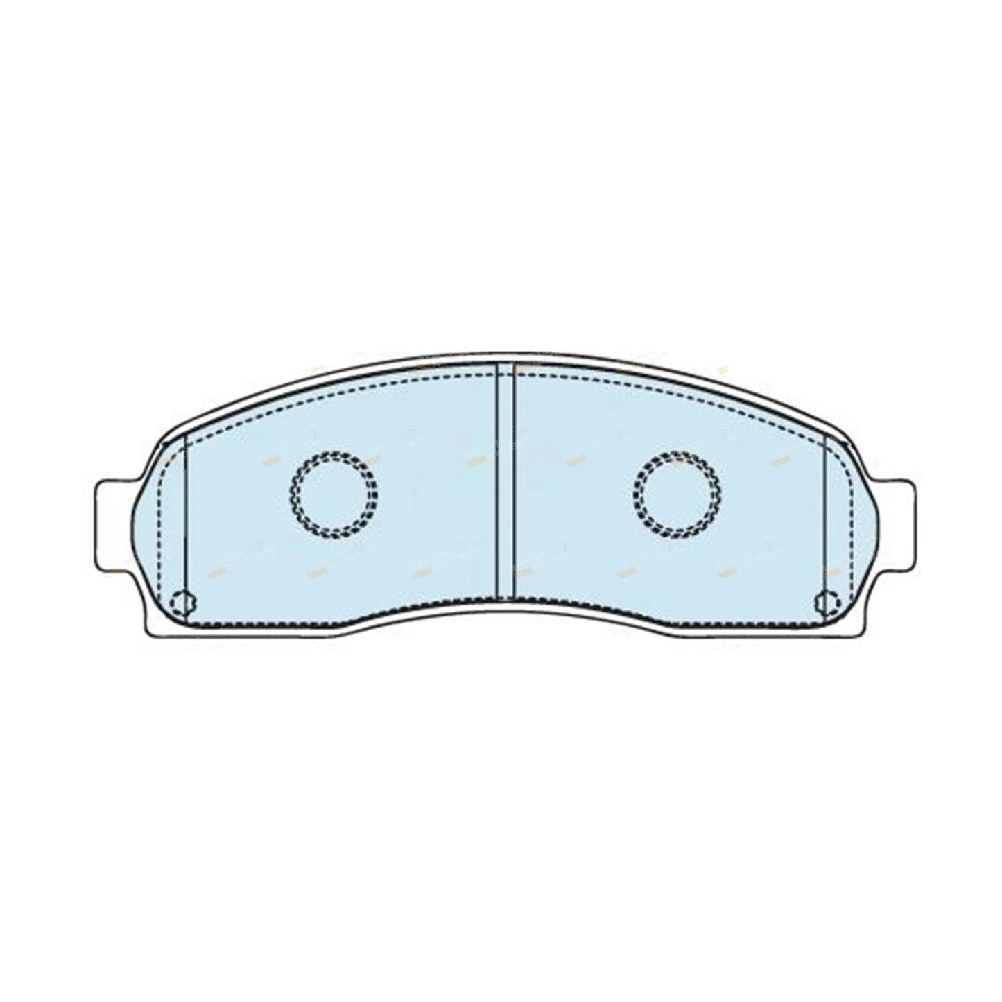 Set of 4 Bendix Front Disc Brake Pads for Ford Explorer (2002–2005)