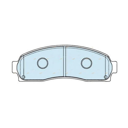 Set of 4 Bendix Front Disc Brake Pads for Ford Explorer (2002–2005)