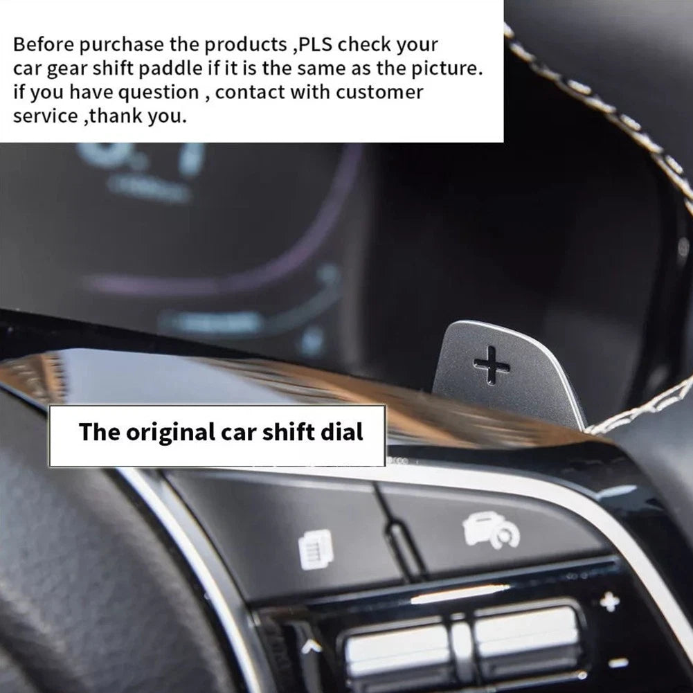 Steering Wheel Shifter Paddle Extension for Kia Forte K3 Cadenza Ceed K7