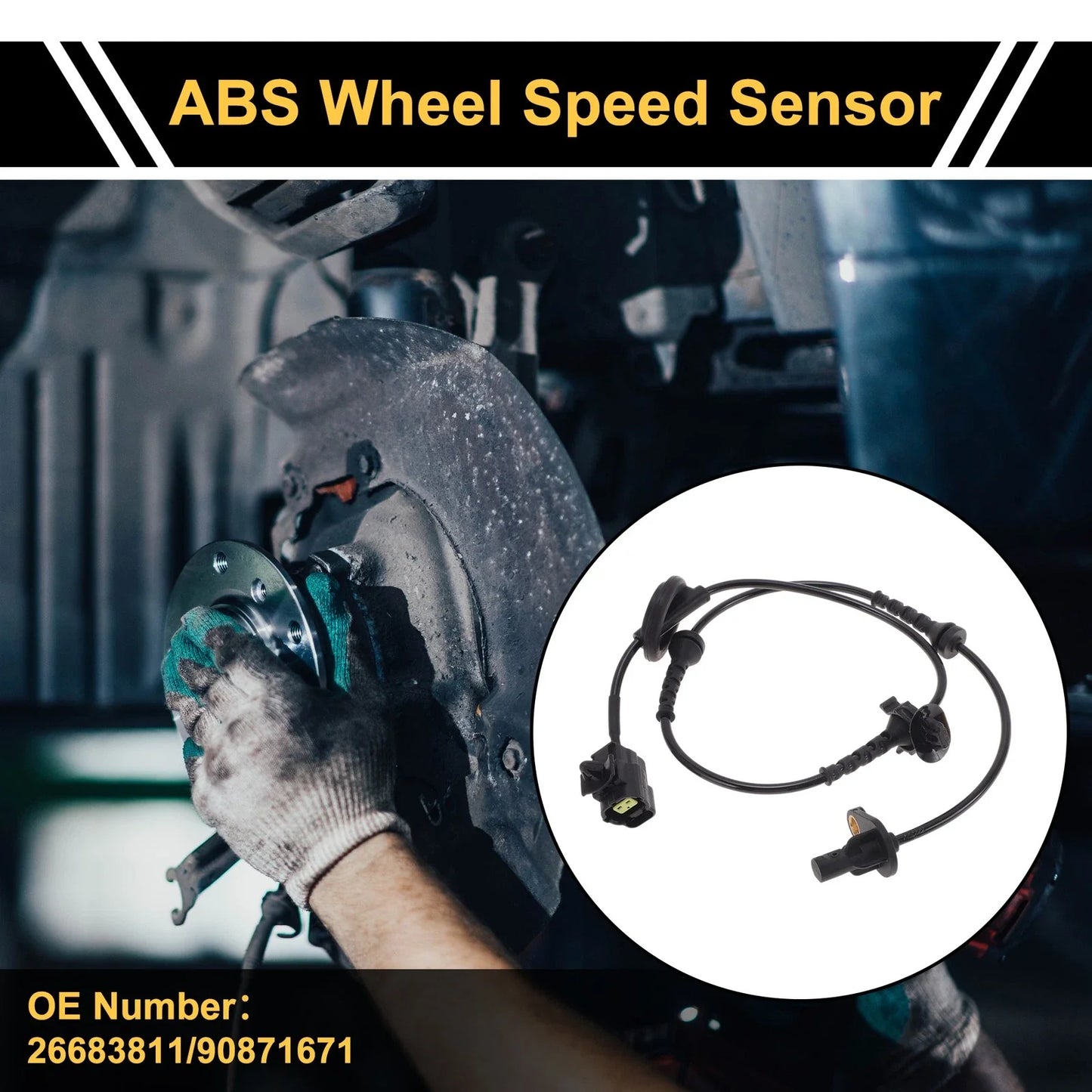 ABS Wheel Speed Sensor for Chevrolet Sail 3 (2012-2014) - Front Left & Right