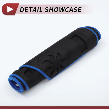Dashboard Cover Mat for Toyota RAV4 (2019–2021) Sun Protector Pad Black Blue