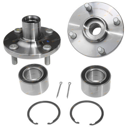 2X Front Wheel Bearing Hub Kits for Toyota Corolla (2001–2007)