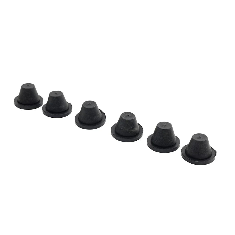 6 x Rubber Side Cover Grommets for Harley Touring Road King Electra Glide (1996-2007)