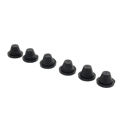 6 x Rubber Side Cover Grommets for Harley Touring Road King Electra Glide (1996-2007)