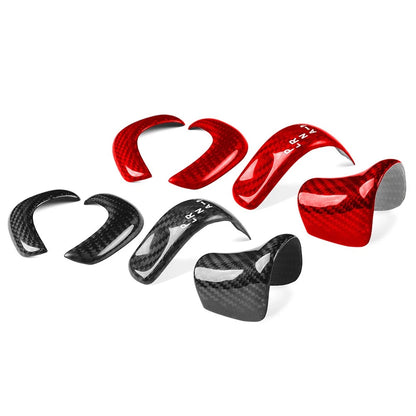 Set of 2 Interior Door Lock Pins Frame Cover Trim for Nissan GTR R35 (2008–2020) Red