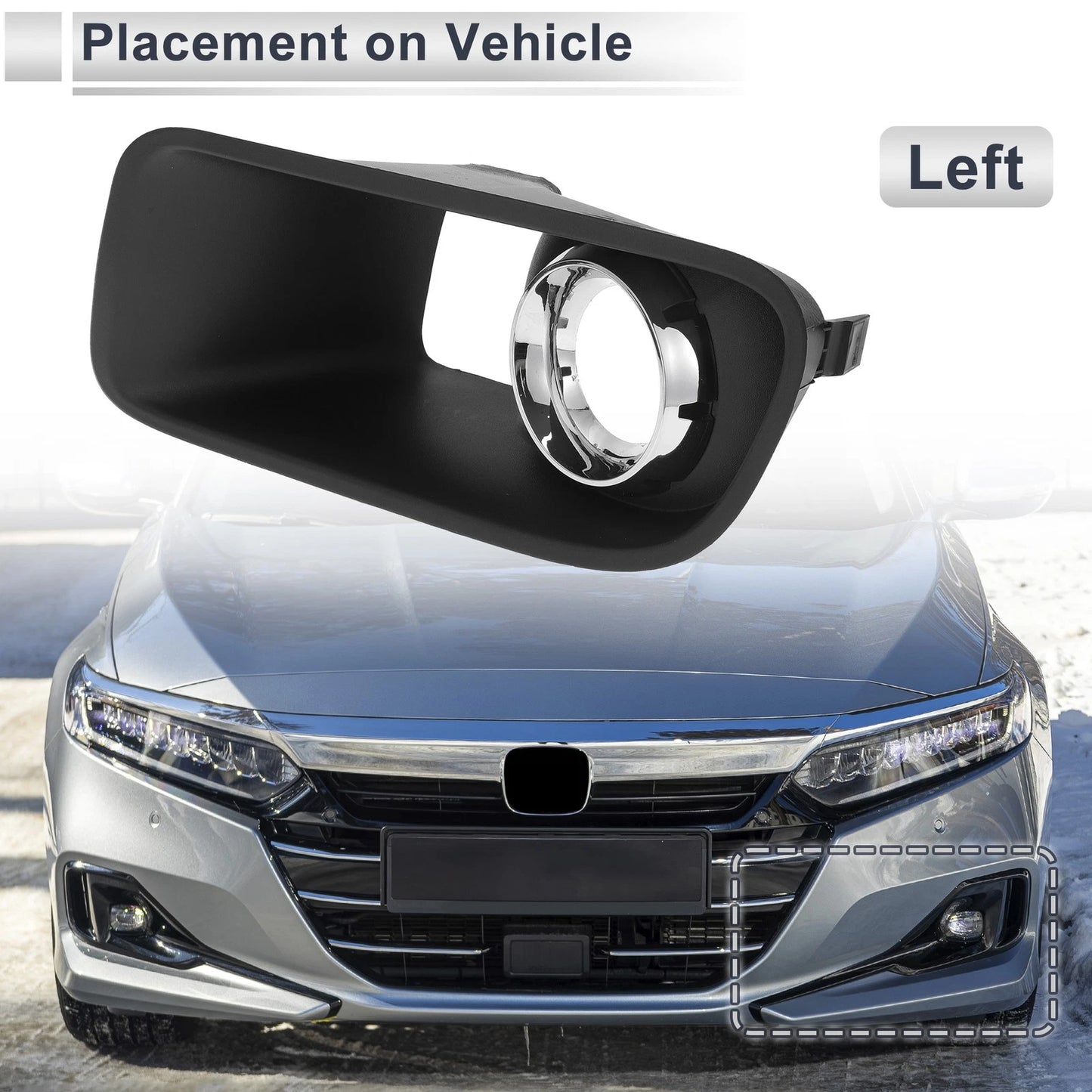 Fog Light Grill for Dodge Charger (2012–2014) No. 68072021AA